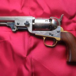 Revolver Pietta Navy Yank gravé poudre noire