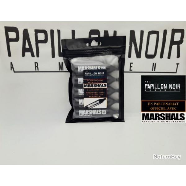 NOUVEAU PACK PNA PAPiLL0N N0iR/ MARSHALS DECOUVERTE MARSHAL [ x 5 ] SPARCLETTES CO2 12G BLACK POWER!