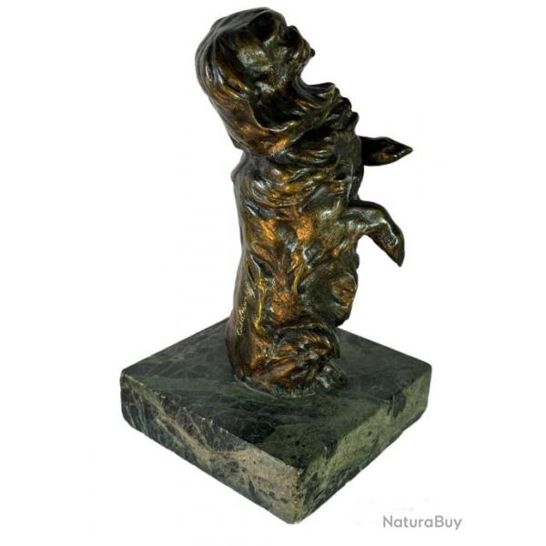 Griffon Belge Lelivre sculpteur bronze