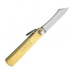 Couteau mini Higonokami laiton modèle luxe 5,5 cm [Higonokami]