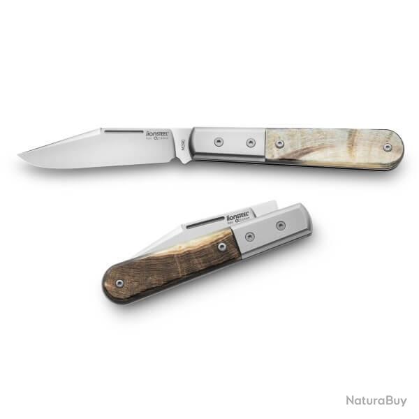 CK0112.RM Couteau pliant Lionsteel "Shuffler Barlow" corne de blier