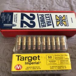 Balles munitions 22 LR winchester - target - extra power impérial