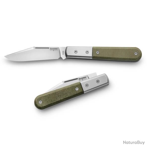 CK0112.CVG Couteau pliant Lionsteel "Shuffler Barlow" micarta vert