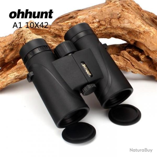 OHHUNT Jumelles 10x42 Prisme BAK4 -