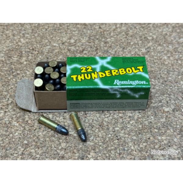 50 balles Remington cal.22 lr Thunderbolt