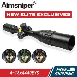 AIMSNIPER LUNETTE DE VISEE RETICULE LUMINEUX 4-16X44 AOE -