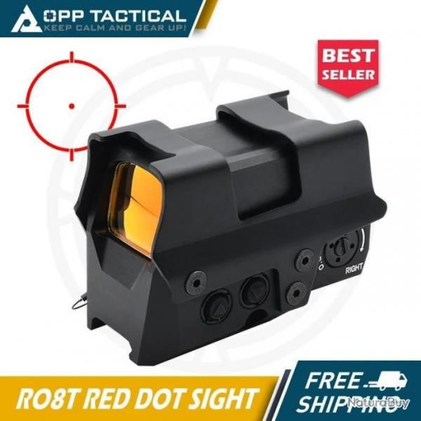 OPP Tactical Viseur Point Rouge ROM8T 1X38 Noir Paiement en 3 ou 4 fois -