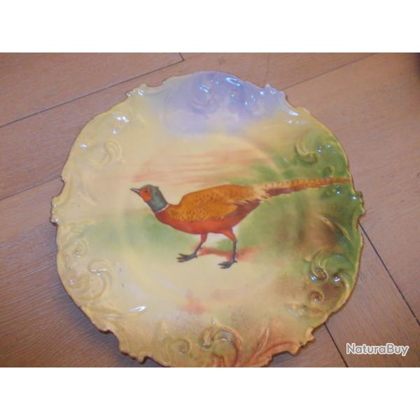 ASSIETTE DECORATIVE MOTIF FAISAN