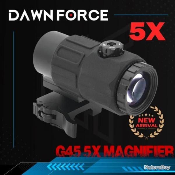 DawnForce Loupe De Vise G45 US FLAG BK 5x Paiement en 3 ou 4 fois -