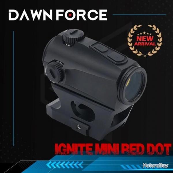 DawnForce Red Dot Ignite Mini BK 2 MOA Paiement en 3 ou 4 fois -