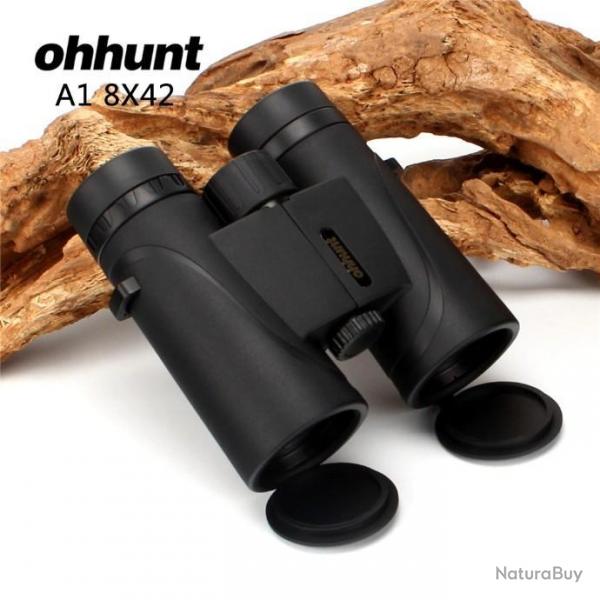 Ohhunt A1 8X42 jumelles tanche antibrouillard tlescope grand angle