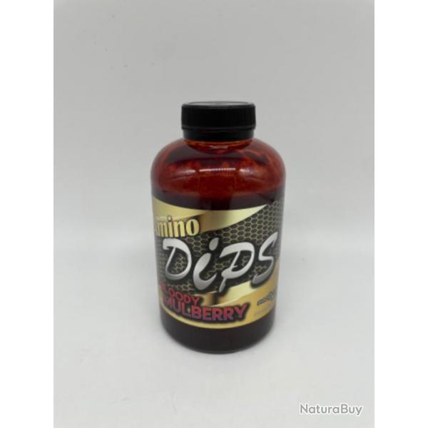 Appt liquide pro lite baits amino dips bloody mulberry 50cl