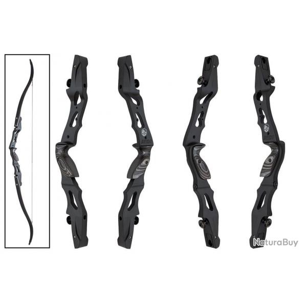 Poigne recurve Oak Ridge Bryon ILF RH 21" Matt black anodized