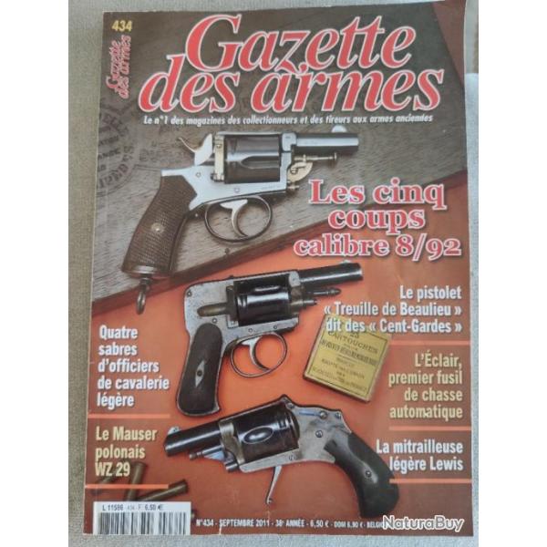 Gazette des armes, les cinq coups n434