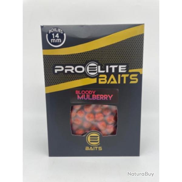 Bouillettes pro lite baits bloody mulberry 14mm 1kg