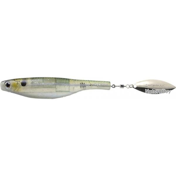 DARTSPIN PRO FOOTBALL JIG 4 1/2 - GLASS MINNOW - SILVER