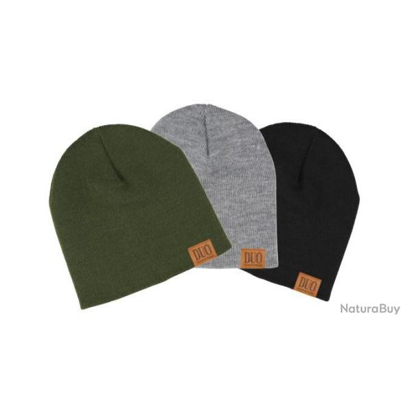 BONNET KNIT CAP DUO - GREY