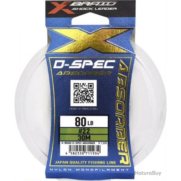 X BRAID X027 D SPEC ABSORBER 50LB 30m