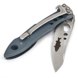 COUTEAU SKELETOOL KBX BLEU LOGO BAR