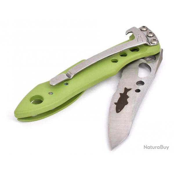 COUTEAU SKELETOOL KBX VERT LOGO BAR