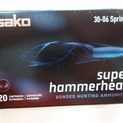 LOT DE 40 BALLES SAKO SUPER HAMMERHEAD SP CAL 30 06 180GR  11.7G