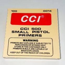 Amorce small pistol CCI 500