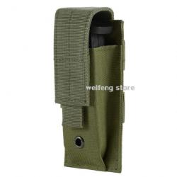 Pochette Simple Molle Chargeur/Lampe/Couteau Vert  -