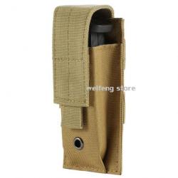 Pochette Simple Molle Chargeur/Lampe/Couteau TAN -