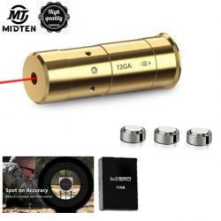 MidTen Balle De Réglage Laser Boresighter Calibre 0.17 A 12GA -