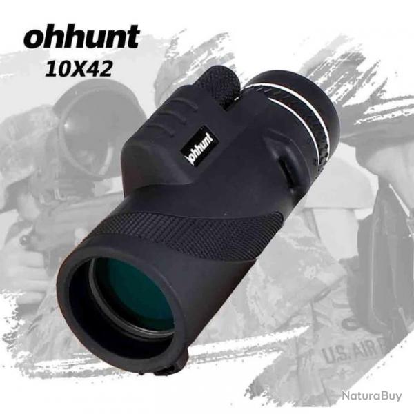 Ohhunt Monoculaire 10X42 Prisme BAK4  -