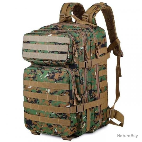 Rilibegan Sac A Dos Tactique 45L Camouflage Jungle -