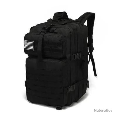 Sac à Dos Tactique Militaire Survie 45L Étanche Alpinisme Randonnée