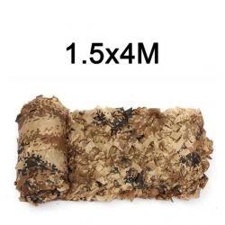 Filet de Camouflage DESERT 1.5 x 4 METRES -