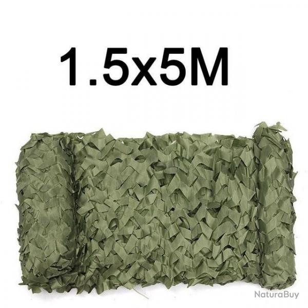 Filet de Camouflage VERT 1.5 x 5 METRES -