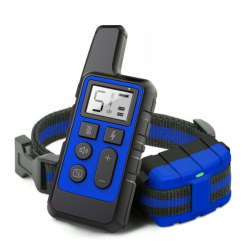 Collier D'entrainement pour chien BLEU Portée 500 METRES -