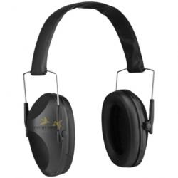 Casque anti-bruits réglable et pliable noir sous blister