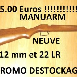 crosse NEUVE carabine MANUARM 12 mm MANUARM 22 LR à 25.00 Euro !!!! -VENDU PAR JEPERCUTE (b13005)