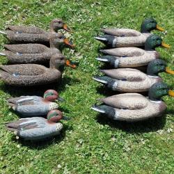 Lot de 9 Canards -formes flottantes - ref.  05