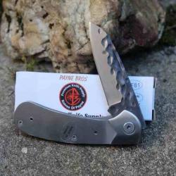 Couteau A Assembler Premium Knife Supply Wolverine Linerlock Lame Martelée PKSSCF81
