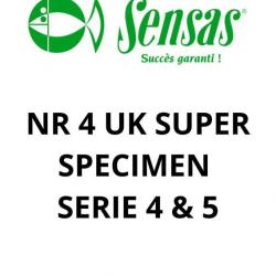 SENSAS SAV UK SUPER SPECIMEN SERIE 4 & 5 BRIN NR 4 SENSAS