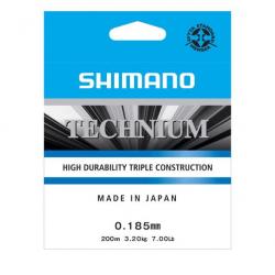 Nylon Shimano Technium Grey 200m 0,185mm 3,2kg 200m Grey