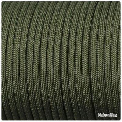 Paracorde Kaki 550, 30 Mètres, Corde Militaire Polyvalente, Survie Et Bricolage
