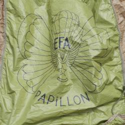 ARMÉE FRANÇAISE - Grand authentique parachute papillon EFA - ref SDC22PAR001  Sans suspente