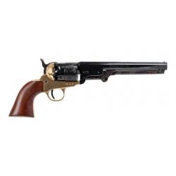 Revolver Pietta 1851 Navy Laiton Calibre 44 PN - Gravure Laser - Braderie Automne