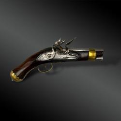 Pistolet signé Lazarino & Claudio Possiaro - Italie - XVIIIème siècle