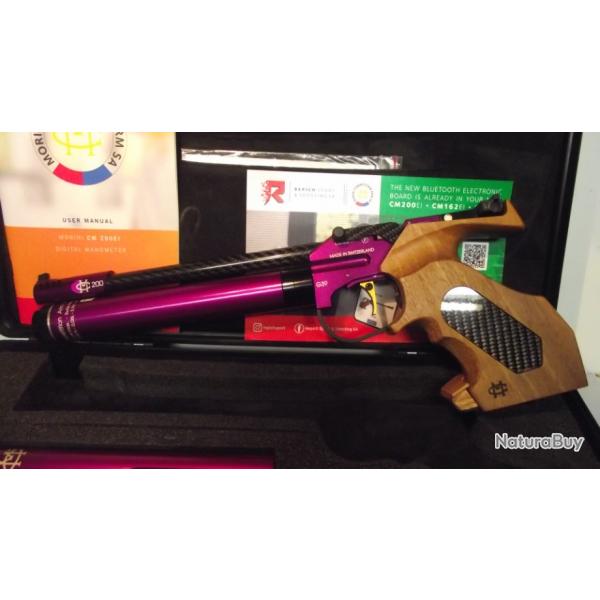 Pistolet Morini CM200 EI PURPLE manomtre digital Edition Limite -