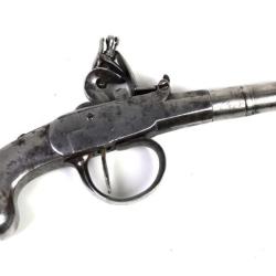 PISTOLET SILEX ACIER - TYPE ECOSSAIS - 11mm