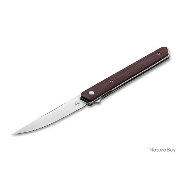 Couteau de poche Kwaiken Air Cocobolo Brown Boker Plus