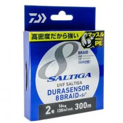 Tresse Daiwa Durabraid Saltiga 8 brins 200m Multicolor 23/100-16KG