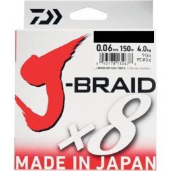 Tresse Daiwa J-Braid X 8 500M - Multi Color 28/100-26,5KG